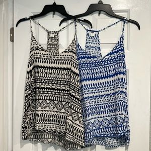 Old Navy Aztec print tanks bundle size large